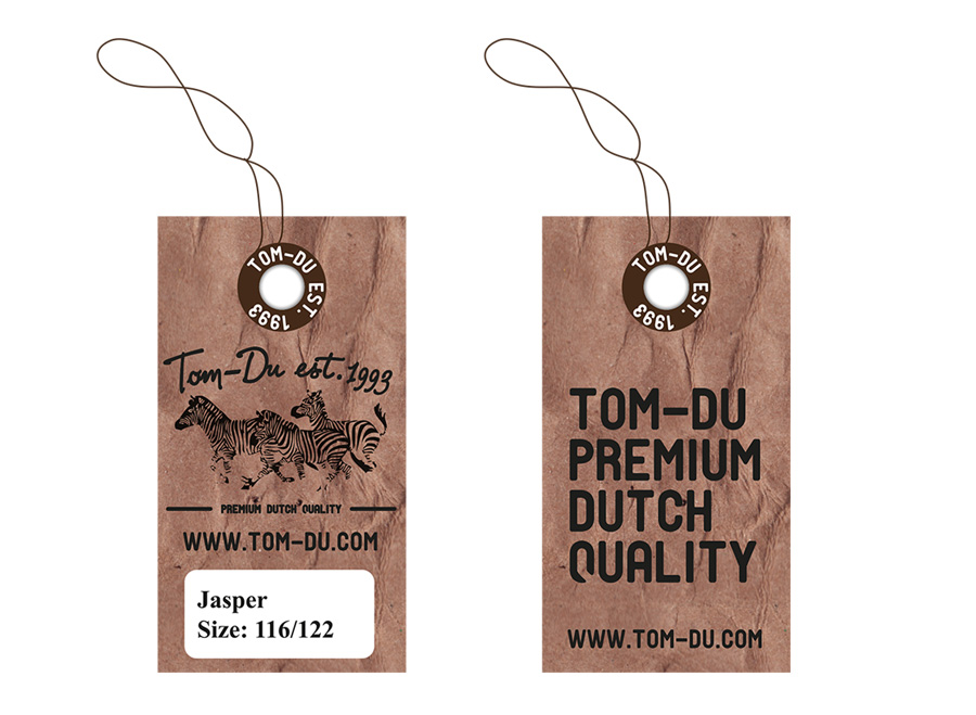 Stefan Hensing Design labels voor Tom-Du