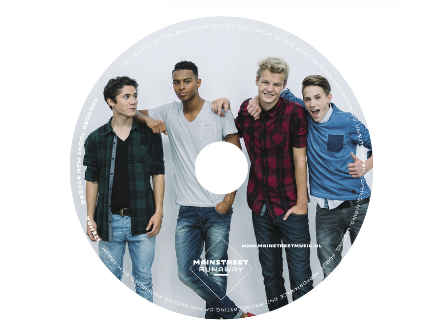 CD artwork design voor Mainstreet