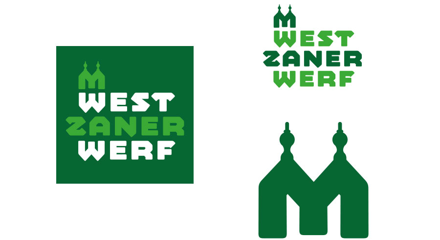 Logo design voor Westzanerwerf tijdelijk buurt initiatief